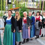 Sopran der Chorgemeinschaft Freistadt bei Musik vom Fass im Brauhof Freistadt